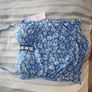 Lilly Pulitzer tankini swim top size 10